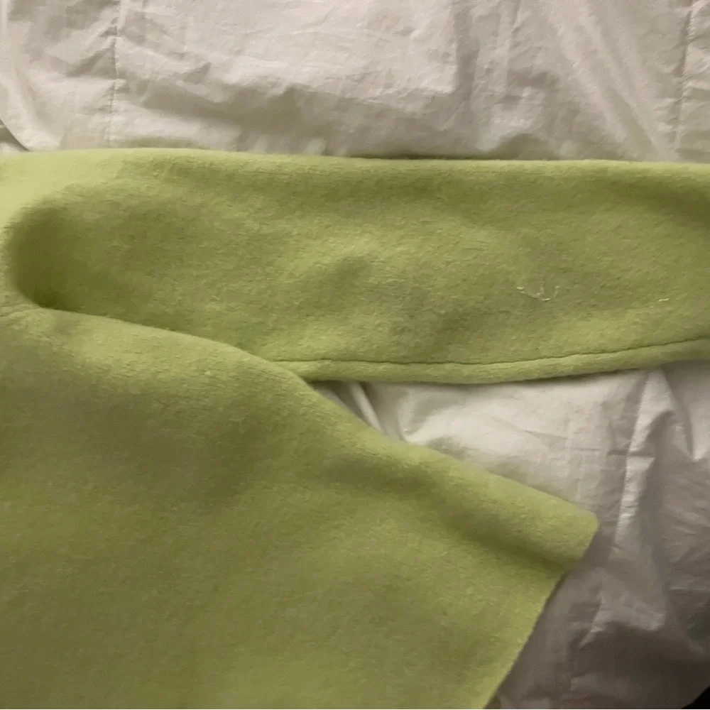 Margaret O'Leary Light Green Turtleneck Sweater